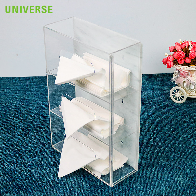 Wall-hung Transparent High-quality Acrylic Drawers with 3 Consecutive Drawers