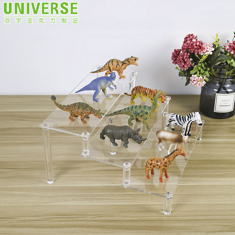 Transparent Three-layer Removable Acrylic Toy Display Rack