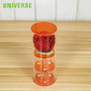1 Round Transparent Waterproof Acrylic Rose Box with Lid