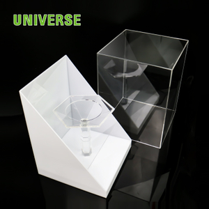 High-quality acrylic bouquet display box suitable for weddings and events