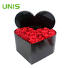 Black And White Heart-shaped Waterproof Customizable Acrylic Flower Box