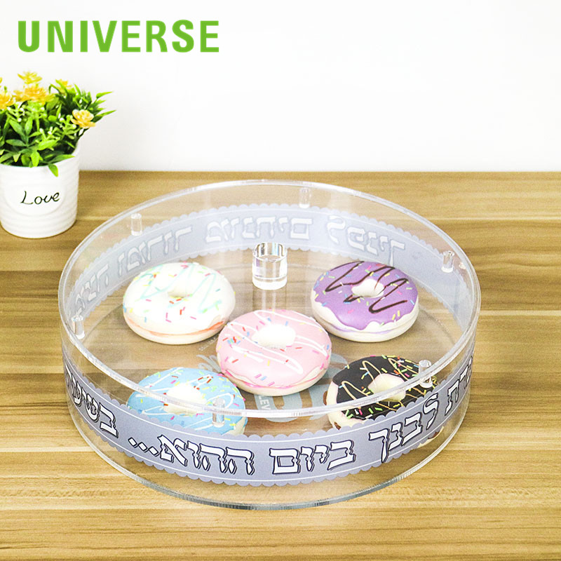 Round Waterproof, Dustproof And Moisture-proof Acrylic Cake Box with Cover